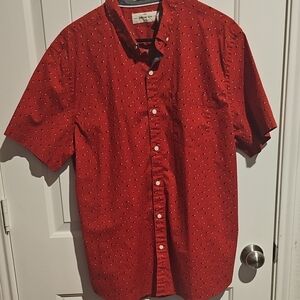 Hawker Rye Men's Red Short Sleeve Shirt